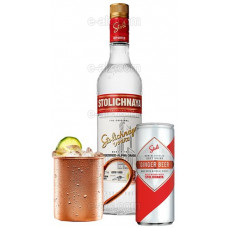 Stoli Mule Stolichnaya 1L + Ginger Beer Stoli 250ml