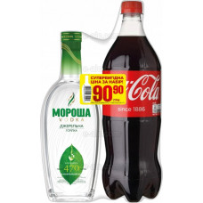 Morosha Spring 500ml + Coca-Cola 1l