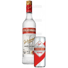 Stolichnaya 500ml + Ginger Beer Stoli 250ml for cocktail Stoli Mule