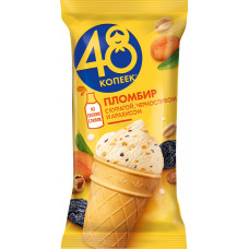48 kopecks ice cream blueberries dried apricots peanuts waffles. Art.