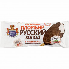 Ice cream Russian cold Real ice cream Eskimo in chocolate 80 g